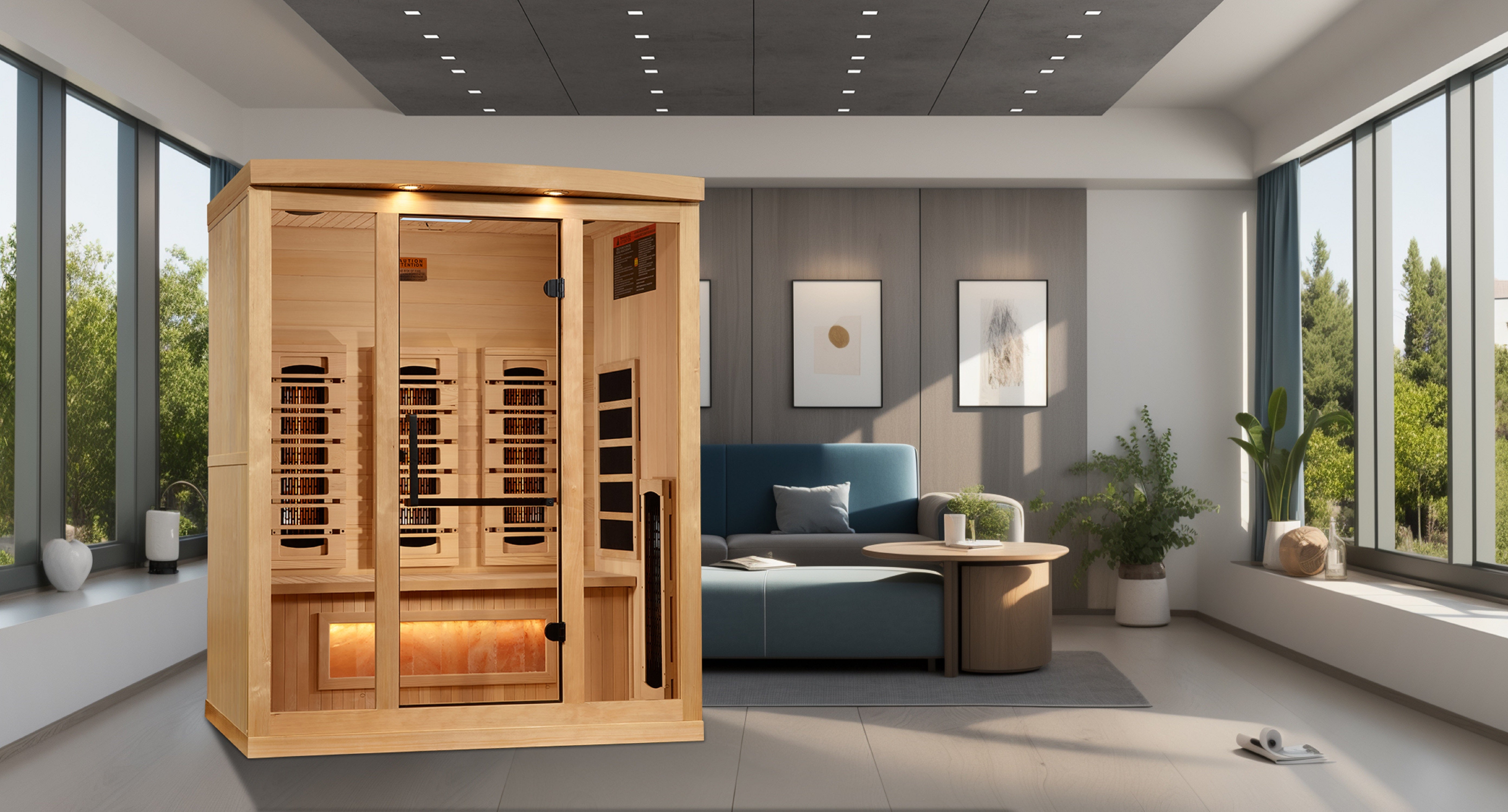 3-Person Full Spectrum Infrared Sauna