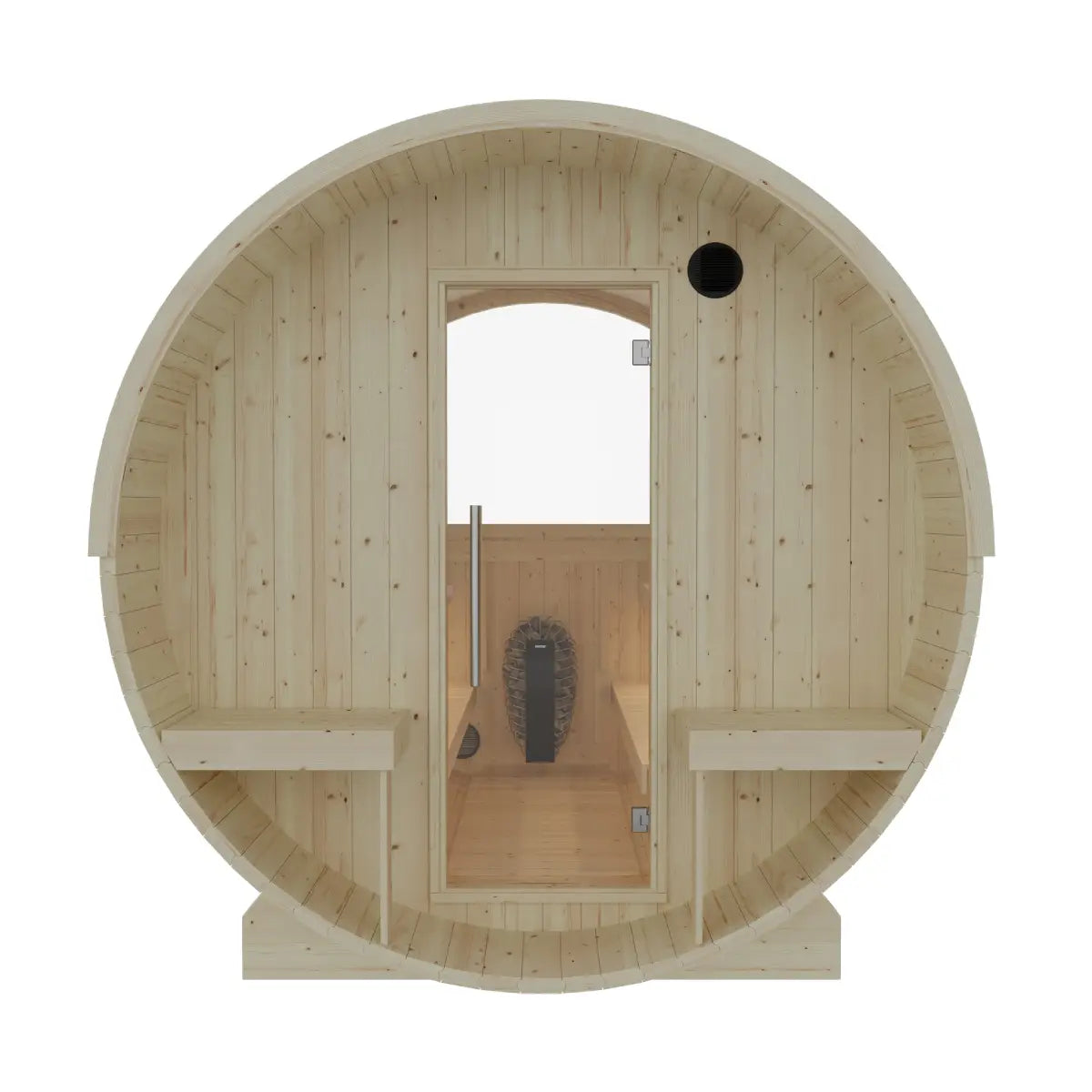 Turku Finnish Barrel Sauna with Terrace & WiFi Heater