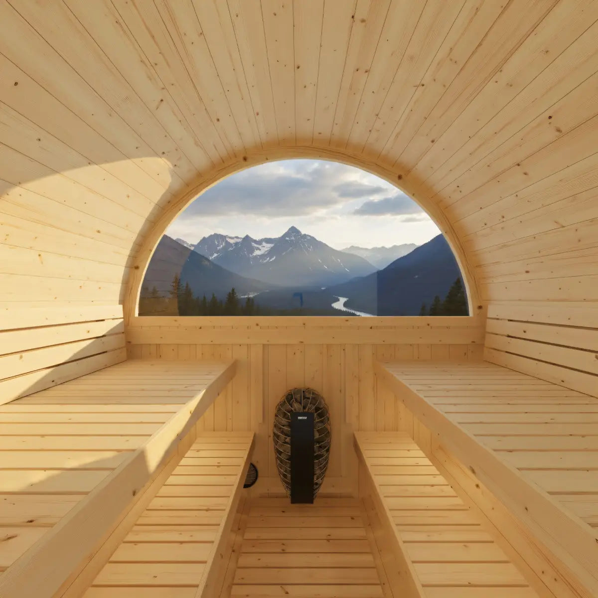 Turku Finnish Barrel Sauna with Terrace & WiFi Heater