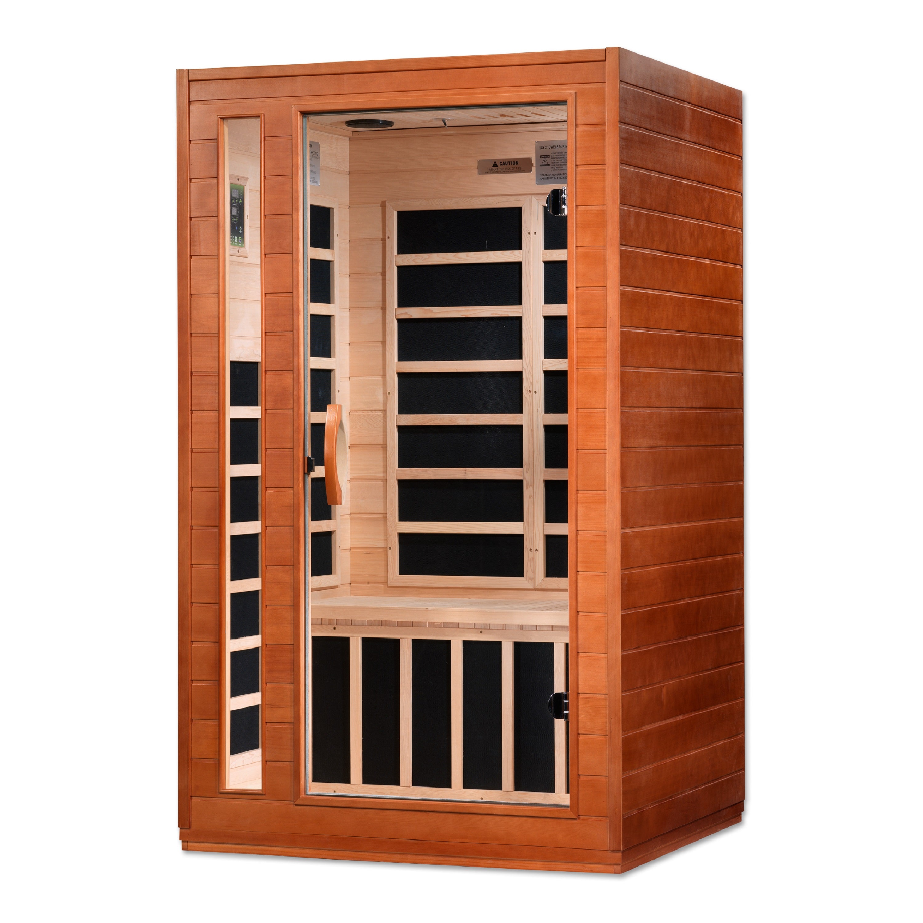 Golden Designs Cardoba Elite 2-Person Infrared Sauna – Ultra Low EMF (DYN-6203-01)