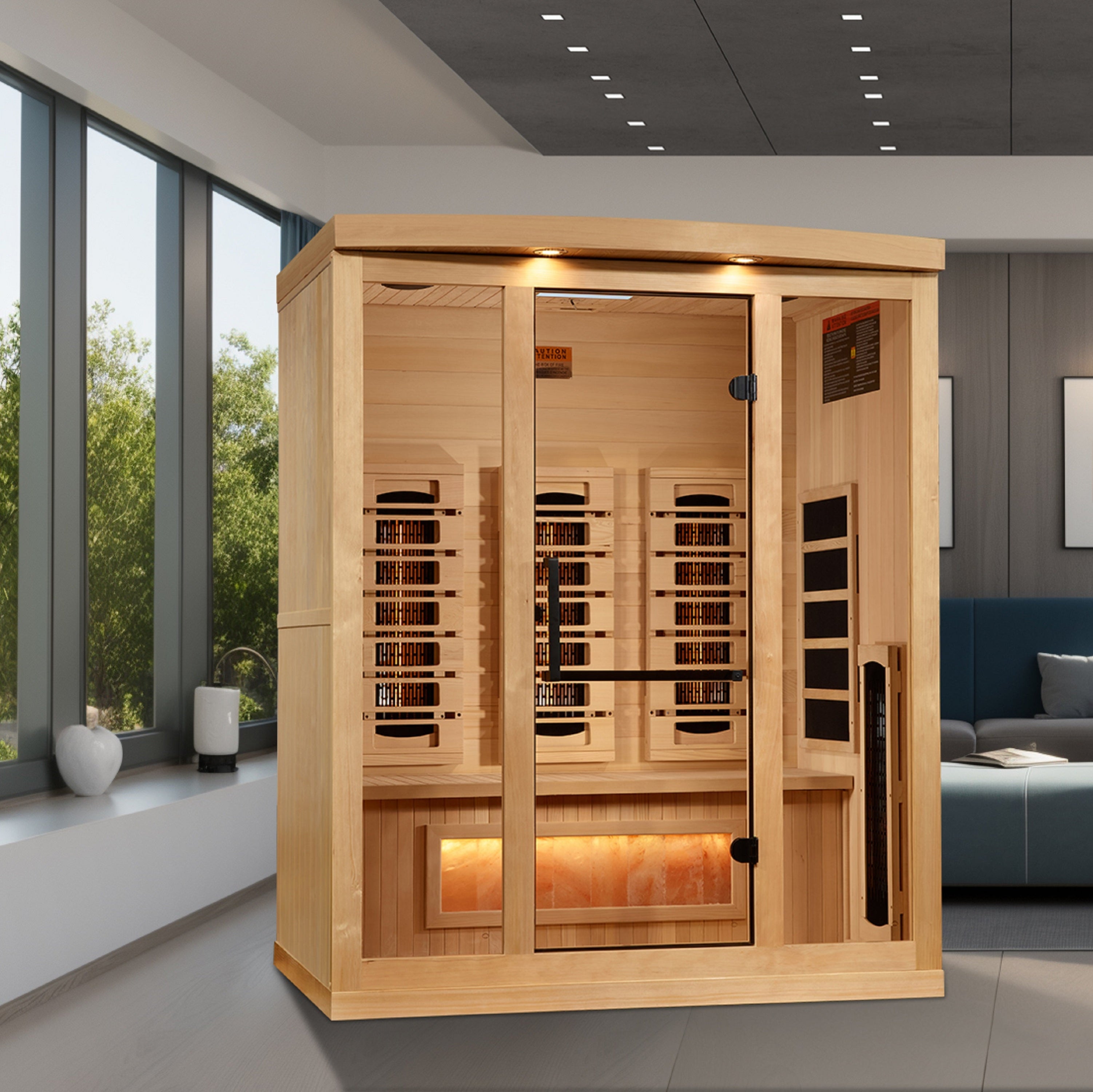 3-Person Full Spectrum Infrared Sauna